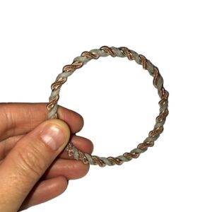 Twisted Bracelet bronze and gray